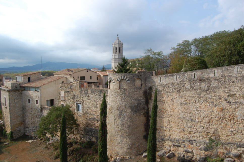 Les murailles de Gironne (Espagne)